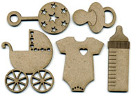 Baby Embellishment Pack - Click Image to Close