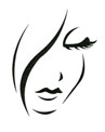 Demure Face stencil - Click Image to Close