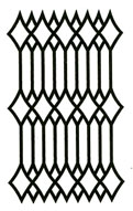 Diamond Chains stencil - Click Image to Close