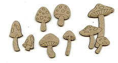 Mini Mushrooms - Click Image to Close