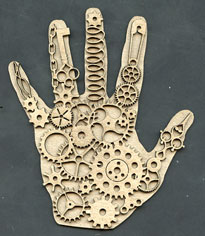 Steampunk Hand - Click Image to Close