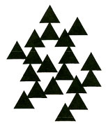 Triangle collage stamp