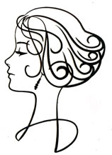Woman Outline SMALL - Click Image to Close